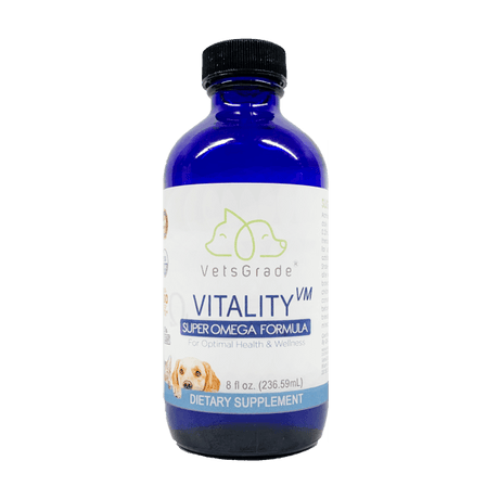 VetsGrade® | Vitality VM Super Omega Formula. For optimal health and wellness.