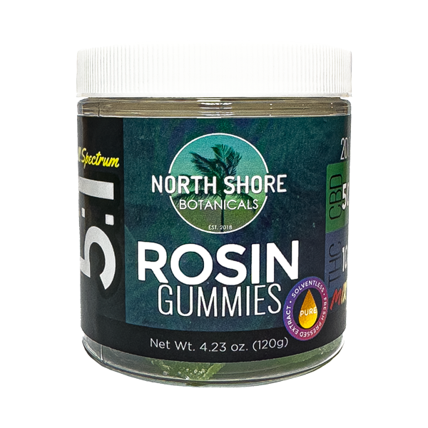 Solventless Central | NSB Rosin Gummies | Full Spectrum CBD 