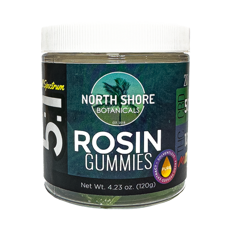 Solventless Central | NSB Rosin Gummies | Full Spectrum CBD 